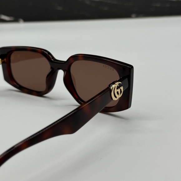 NEW GG1534S 002 GUCCI SQUARE HAVANA BROWN SUNGLASSES main image 5